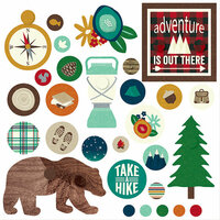Simple Stories - Cabin Fever Collection - Decorative Brads