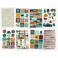 Simple Stories - Cabin Fever Collection - Cardstock Stickers