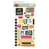 Simple Stories - 24 Seven Collection - Chipboard Stickers
