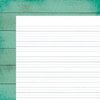 Simple Stories - I Heart Summer Collection - 12 x 12 Double Sided Paper - Teal Boardwalk