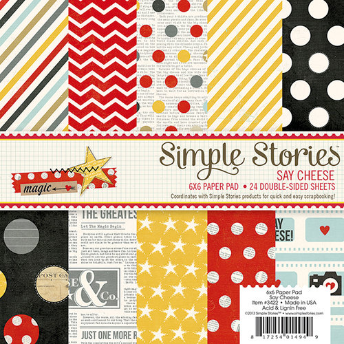 Simple Stories - Say Cheese Collection - 6 x 6 Paper Pad