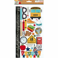 Simple Stories - Smarty Pants Collection - Chipboard Stickers