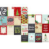 Simple Stories - December Documented Collection - Christmas - 12 x 12 Double Sided Paper - 3 x 4 Journaling Card Elements