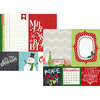 Simple Stories - December Documented Collection - Christmas - 12 x 12 Double Sided Paper - Quote and Photo Mat Elements