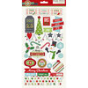 Simple Stories - December Documented Collection - Christmas - Chipboard Stickers
