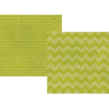 Simple Stories - Daily Grind Collection - 12 x 12 Double Sided Paper - Green Chunky Chevron