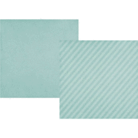 Simple Stories - A Charmed Life Collection - 12 x 12 Double Sided Paper - Light Blue Stripes