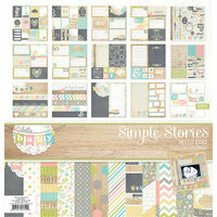 Simple Stories - Hello Baby Collection - 12 x 12 Collection Kit