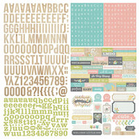 Simple Stories - Hello Baby Collection - 12 x 12 Cardstock Stickers - Expressions