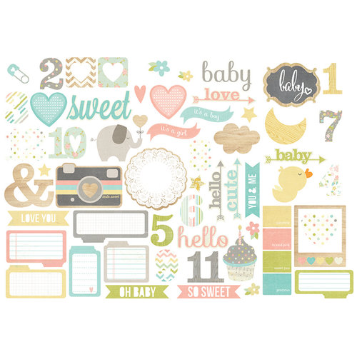 Simple Stories - Hello Baby Collection - Bits and Pieces