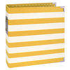 Simple Stories - SNAP Studio Collection - Designer Binder - Yellow Stripe