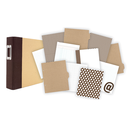 Simple Stories - SNAP Studio Collection - Binder - Brown