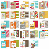 Simple Stories - SNAP Studio Collection - 3 x 4 Cards - Snappy Sayings