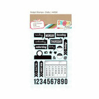 Simple Stories - SNAP Studio Collection - Clear Acrylic Stamps - Daily