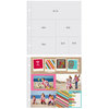 Simple Stories - SNAP Studio Collection - 12 x 12 Page Protectors - One 4 x 12 Three 4 x 6 Two 3 x 4 Inch Photo Sleeves - 10 Pack