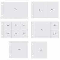 Simple Stories - SNAP Studio Collection - Horizontal Pocket Pages - Variety Pack - 12 Pack