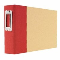 Simple Stories - SNAP Studio Collection - 4 x 6 Horizontal Binder - Red