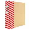 Simple Stories - SNAP Collection - Christmas - Binder - Striped Holiday