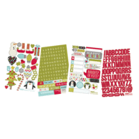 Simple Stories - SNAP Collection - Cardstock Stickers - Christmas
