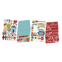 Simple Stories - SNAP Collection - Cardstock Stickers - Family