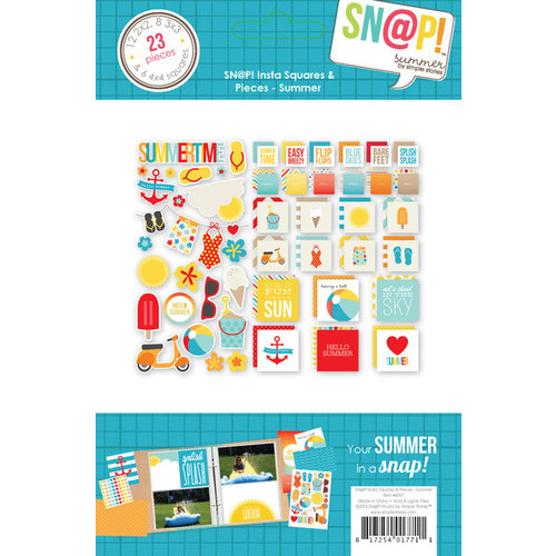 Simple Stories - SNAP Collection - Insta Squares and Pieces - Summer