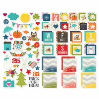 Simple Stories - SNAP Collection - Insta Squares and Pieces - Seasons