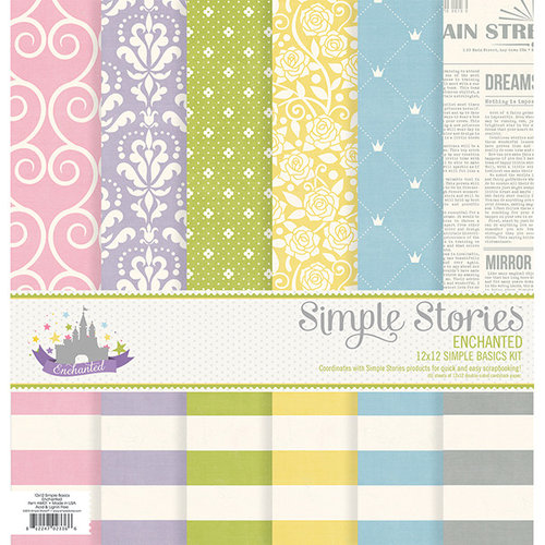 Simple Stories - Enchanted Collection - 12 x 12 Simple Basics Kit