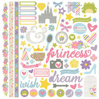 Simple Stories - Enchanted Collection - 12 x 12 Cardstock Stickers - Fundamentals