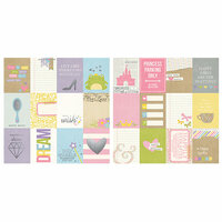 Simple Stories - Enchanted Collection - 12 x 12 Double Sided Paper with Foil Accents - 3 x 4 Journaling Card Elements