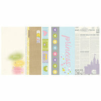 Simple Stories - Enchanted Collection - 12 x 12 Double Sided Paper - 2 x 12, 4 x 12 and 6 x 12 Elements