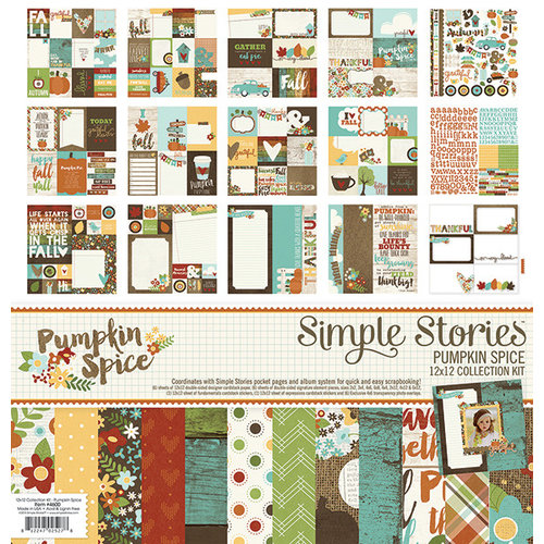 Simple Stories - Pumpkin Spice Collection - 12 x 12 Collection Kit