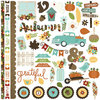 Simple Stories - Pumpkin Spice Collection - 12 x 12 Cardstock Stickers - Fundamentals