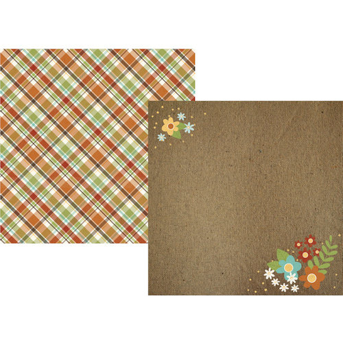 Simple Stories - Pumpkin Spice Collection - 12 x 12 Double Sided Paper - Autumn Splendor