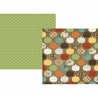 Simple Stories - Pumpkin Spice Collection - 12 x 12 Double Sided Paper - Pumpkin Everything