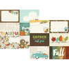 Simple Stories - Pumpkin Spice Collection - 12 x 12 Double Sided Paper - 4 x 6 Horizontal Journaling Card Elements