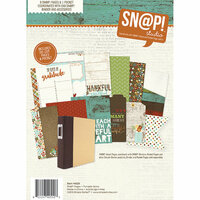 Simple Stories - SNAP Collection - 6 x 8 Journal Insert Pages - Pumpkin Spice