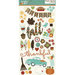 Simple Stories - Pumpkin Spice Collection - Chipboard Stickers