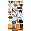 Simple Stories - Happy Haunting Collection - Halloween - Cardstock Stickers