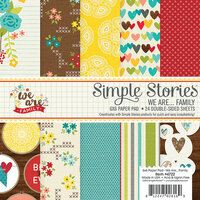 Simple Stories - We Are Family Collection - 6 x 6 Paper Pad