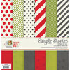 Simple Stories - Claus and Co Collection - Christmas - 12 x 12 Simple Basics Kit