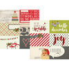 Simple Stories - Claus and Co Collection - Christmas - 12 x 12 Double Sided Paper - 4 x 6 Horizontal Journaling Card Elements