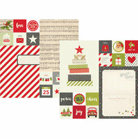 Simple Stories - Claus and Co Collection - Christmas - 12 x 12 Double Sided Paper - 2 x 2 and 6 x 8 Elements
