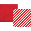 Simple Stories - Claus and Co Collection - Christmas - 12 x 12 Double Sided Paper - Red Stripes