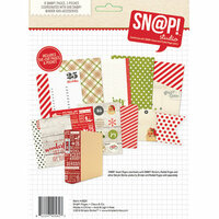 Simple Stories - SNAP Collection - Christmas - 6 x 8 Journal Insert Pages - Claus and Co