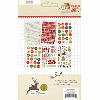 Simple Stories - Claus and Co Collection - Christmas - 4 x 6 Stickers