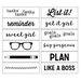 Simple Stories - Carpe Diem - The Reset Girl Collection - Roller Stamp - List It