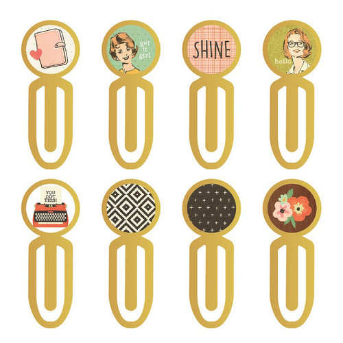 Simple Stories - Carpe Diem - The Reset Girl Collection - Metal Clips