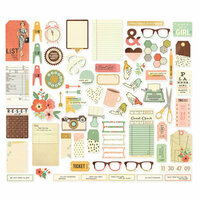 Simple Stories - Carpe Diem - The Reset Girl Collection - Bits and Pieces