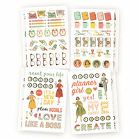 Carpe Diem - The Reset Girl Collection - Cardstock Stickers - Icons