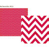 Simple Stories - DIY Collection - 12 x 12 Double Sided Paper - Red Chevron